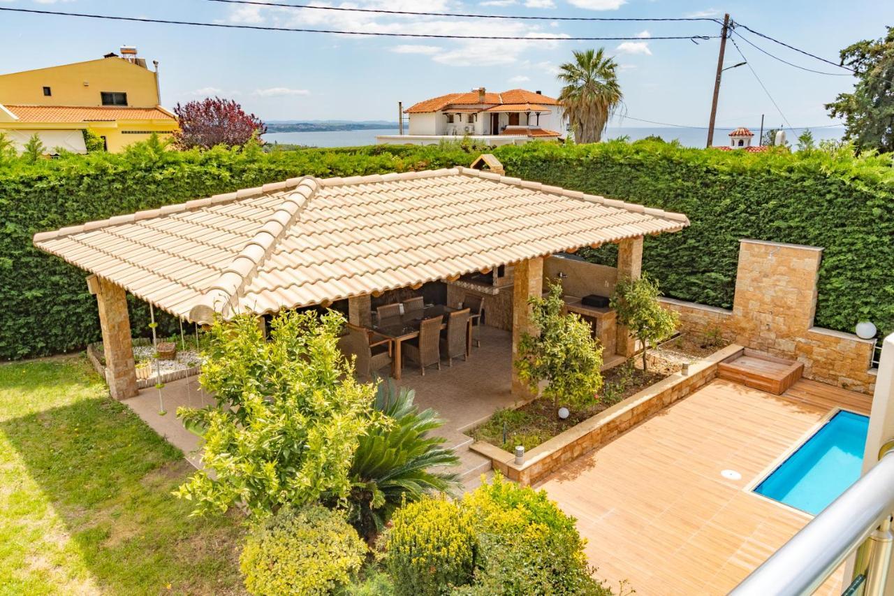 Nefeli & Dina Villas By Diomedes Group Nea Moudhania Exteriör bild