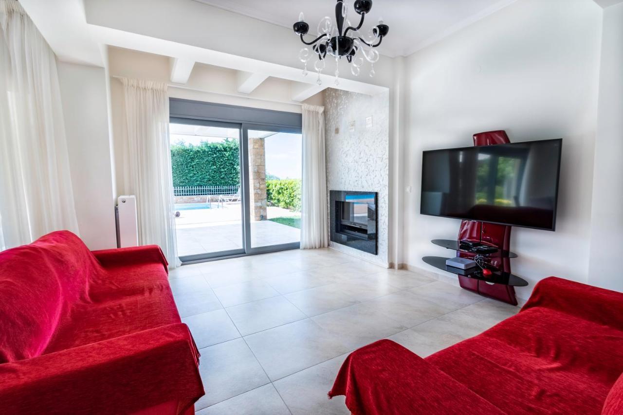 Nefeli & Dina Villas By Diomedes Group Nea Moudhania Exteriör bild